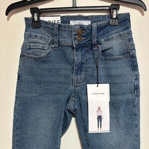 Rise skinny jeans size 1/25 NWT Y2K vintage style